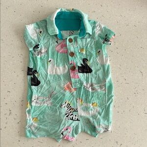 Posh Peanut Aqua Baby pool float Outfit Sz 3-6 months